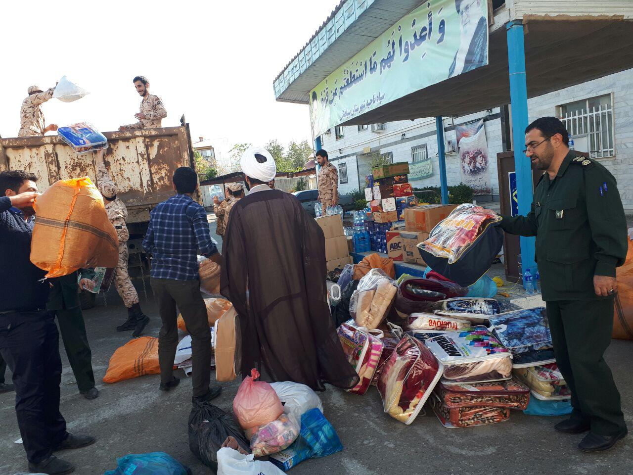 ارسال کمکی انسان دوستانه به زلزله زدگان