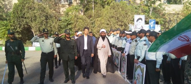 برگزاری مراسم صبح‌گاه مشترک نیروهای نظامی و انتظامی چناران