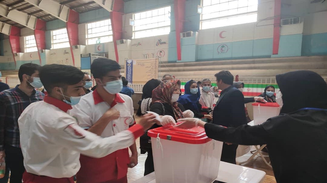 برگزاری انتخابات مجامع جمعیت هلال احمر استان قزوین