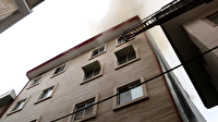 مهار آتش سوزی یک ساختمان ۴ طبقه در رشت