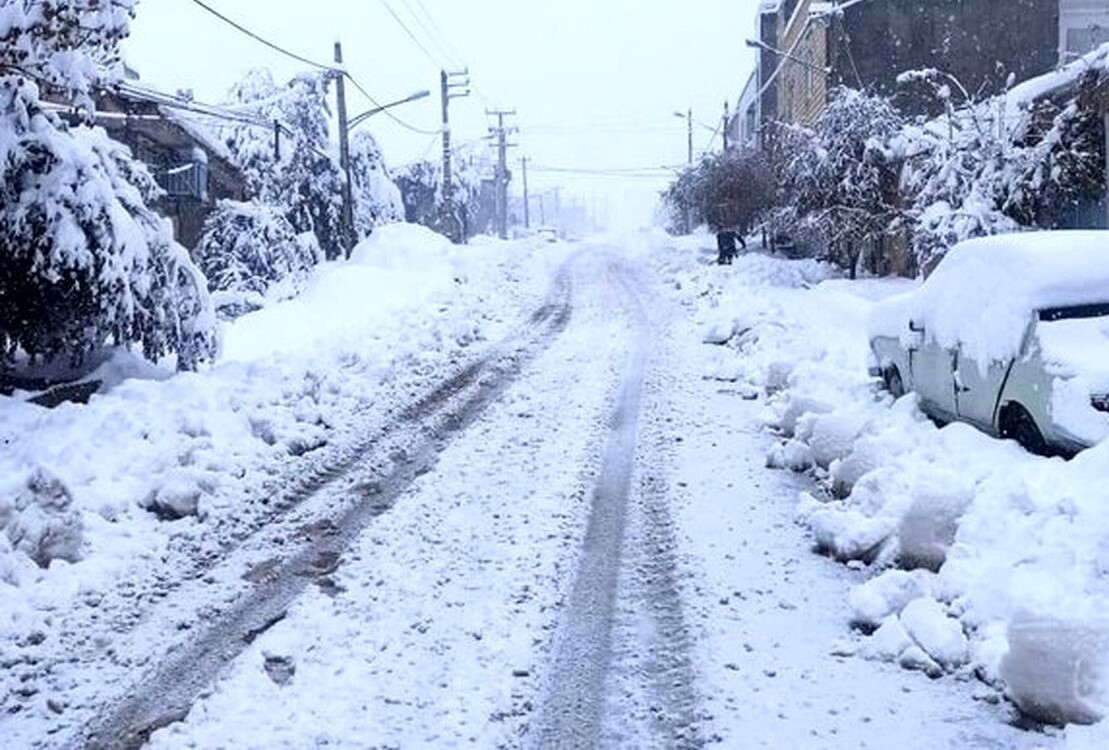 سرمای ۱۵ درجه زیر صفر و یخبندان در اردبیل