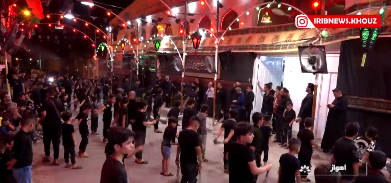 دهه نودی‌های اهوازی، سوگوار امام حسین (ع)+فیلم