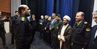 مراسم تکریم و معارفه فرمانده انتظامی شهرستان صومعه سرا