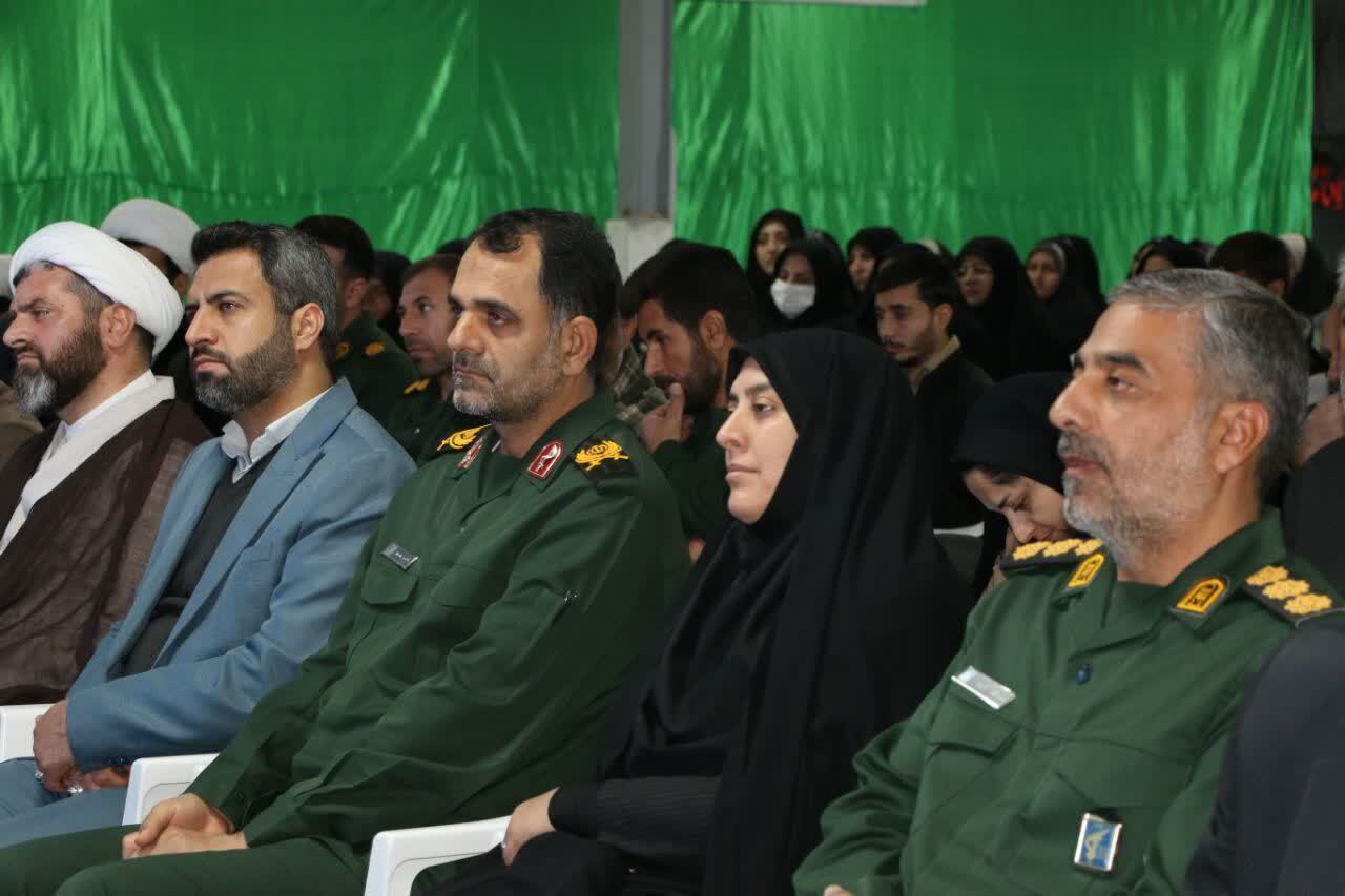 مراسم تکریم و معارفه فرماندهی ناحیه مقاومت بسیج بافت برگزار شد