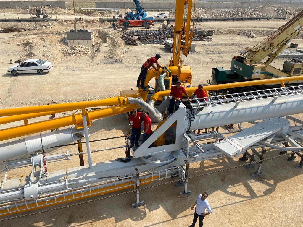 بازوی بارگیری کرایوژنیک ساخت داخل عملیاتی شد بازوی بارگیری کرایوژنیک ساخت داخل عملیاتی شد