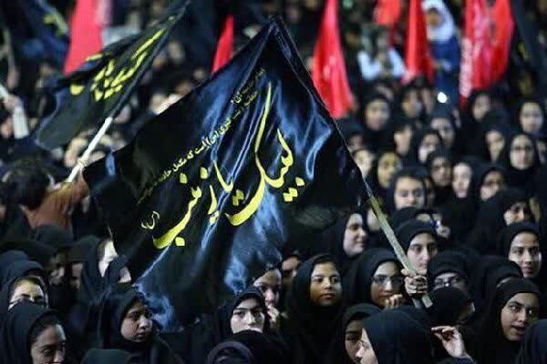 تجمع بزرگ زینبیون شیراز در حمایت از ولایت