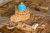 آغاز مرمت کف ضلع غربی گنبدسلطانیه