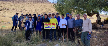 صعود کوهنوردان باباحیدر به قله چوبین فارسان