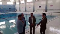 افتتاح استخر شنای کارگران در شهرستان فارسان