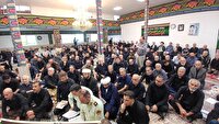 مراسم سومین روز خاکسپاری شهید حمیدرضا فلاحی در سنگر