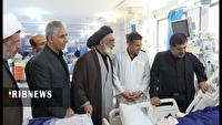 عیادت از مجروحان ۱۲روزه جنگ تحمیلی