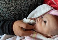 شیر خشک نوزادان در غزه تمام شد