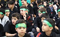 گردهمایی کودکان عاشورایی همزمان با سراسر کشور در اراک