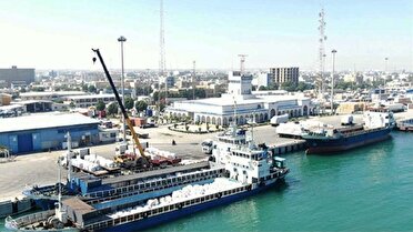 افزایش ۱۳ درصدی تخلیه و بارگیری کالا در بنادر غرب هرمزگان