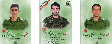 تشییع شهدای انتظامی نبرد با رژیم غاصب صهیونیستی فردا در گرگان
