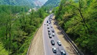 افزایش ۶ درصدی تردد خودروها در محورهای مواصلاتی مازندران