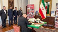 ادای احترام دیپلمات‌های خارجی در لندن به شهدای ایران