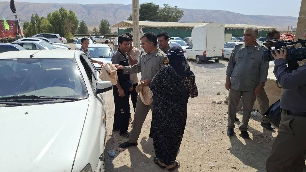 دوستداران محیط زیست در مسیر اربعین