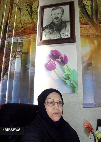 همسر شهید آبشناسان آسمانی شد