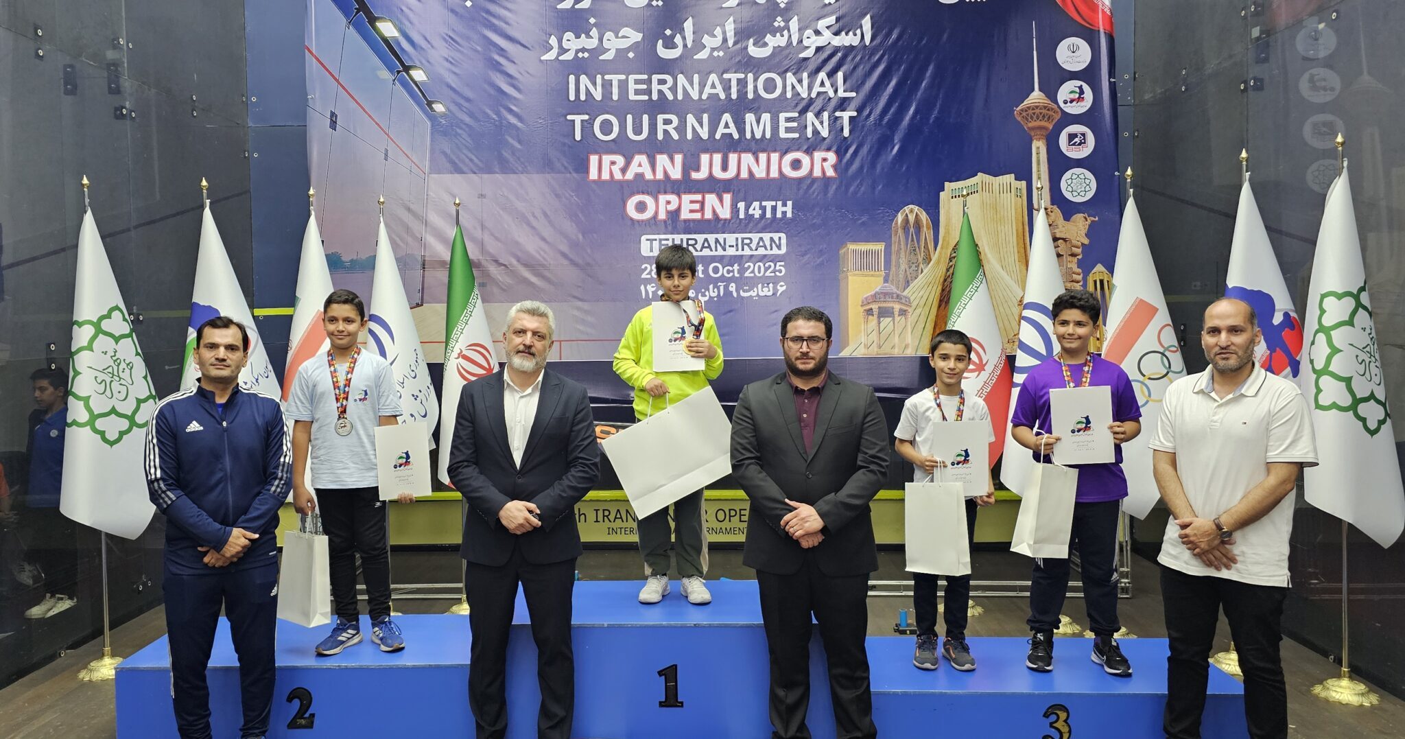 پایان مسابقات اسکواش ایران جونیور با معرفی برترینها پایان مسابقات اسکواش ایران جونیور با معرفی برترینها