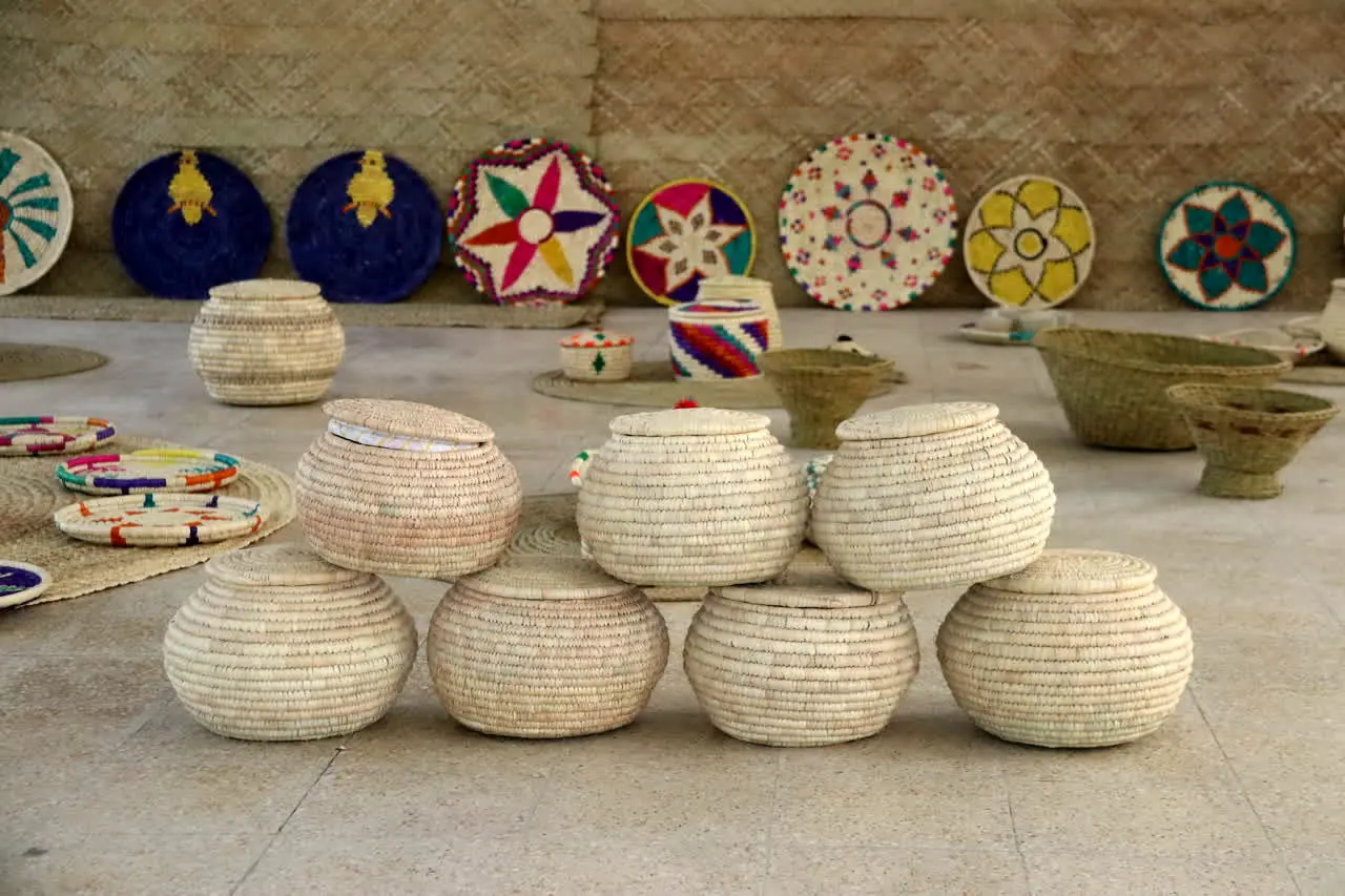 فروش ۵۰۰ میلیون تومانی در نمایشگاه تخصصی حصیربافی جنوب کشور///تصویر بی کیفیت لطفا اصلاح شود