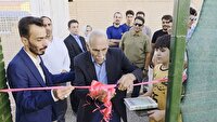 افتتاح زمین تنیس خاکی میبد