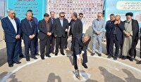 آغاز عملیات اجرایی مدرسه ۱۲ کلاسه ایران یادبود شهدای میناب در بیرجند