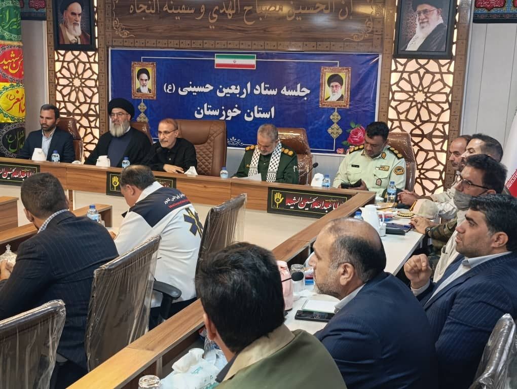 برگزاری نشست قرارگاه ستاد اربعین در مرز چذابه برگزاری نشست قرارگاه ستاد اربعین در مرز چذابه