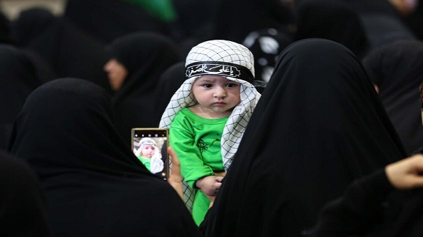 برگزاری آیین معنوی شیرخوارگان حسینی در گلستان برگزاری آیین معنوی شیرخوارگان حسینی در گلستان