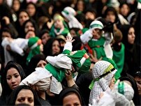 اجتماع شیرخوارگان حسینی در سراسر استان یزد