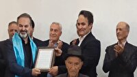 آیین نکوداشت خیر مدرسه ساز در فرهنگسرای روستای بنیس شبستر